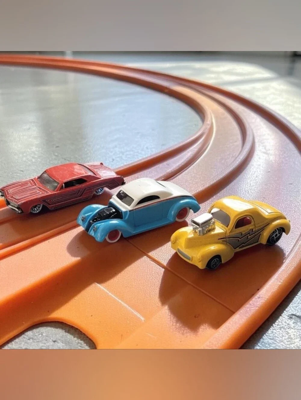 (Lot Of 3) Assorted Racing Champions Street Wheels/ Willys/ Ford/Hot Rod Coupes.